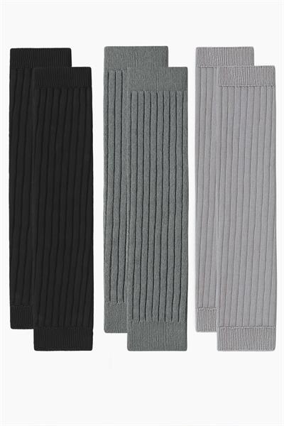 3 Çift Basic Kalın Pamuk Karışımlı Tozluk