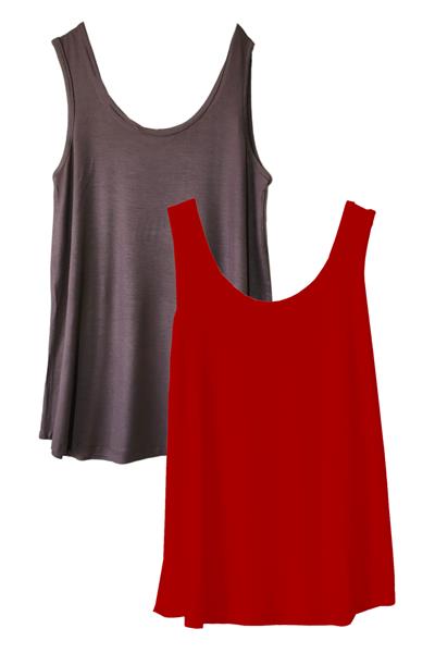 2 Adet A Kesim Rahat Kalıp Basic Kalın Askılı Atlet Tişört