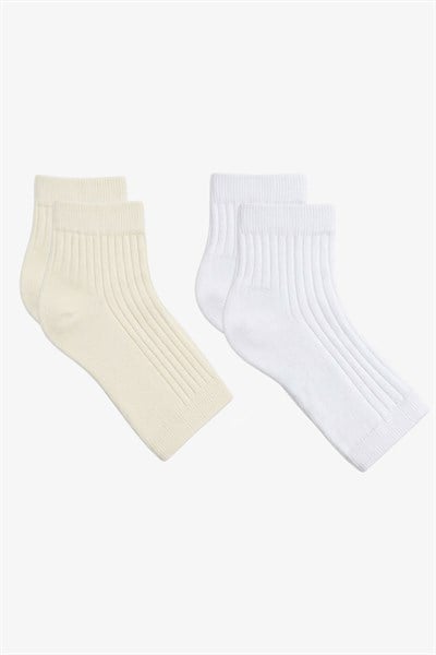 2 Çift Fitilli Burunsuz Kadın Çorap