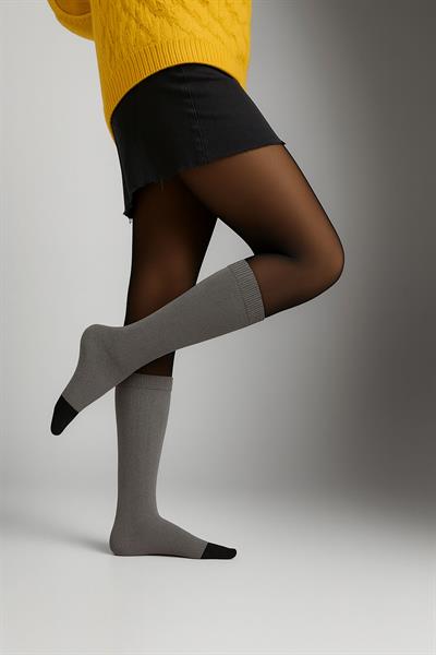 Burunsuz Topuklu Basic Pamuk İçerikli Yoga Tozluk