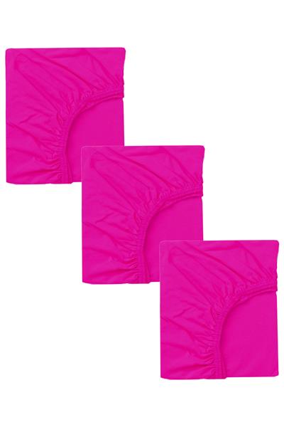 3 Adet 65 x 95 x 10 cm Anne Yanı Lastikli Penye Kumaş Bebek Çarşafı