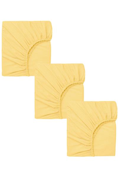 3 Adet Pamuklu ve Lastikli 60 x 120 x 15 cm Penye Bebek Çarşaf