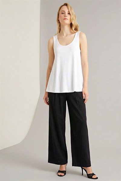 A Kesim Rahat Kalıp Basic Kalın Askılı Atlet Tişört