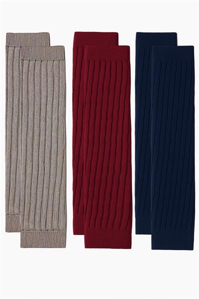 3 Çift Basic Kalın Pamuk Karışımlı Tozluk