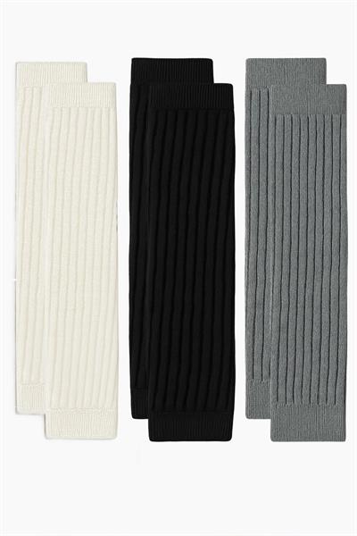 3 Çift Basic Kalın Pamuk Karışımlı Tozluk