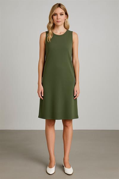 Modal Kumaş Rahat Kalıp Basic Günlük Elbise