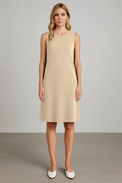 Modal Kumaş Rahat Kalıp Basic Günlük Elbise