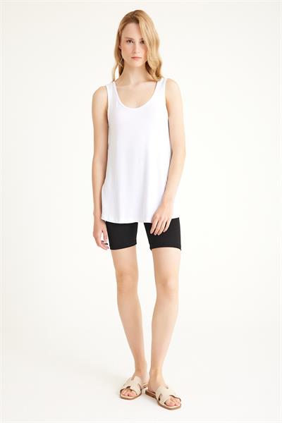 A Kesim Rahat Kalıp Basic Kalın Askılı Atlet Tişört