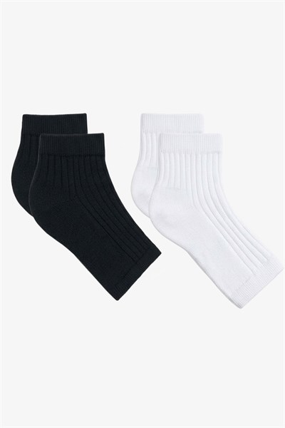 2 Çift Fitilli Burunsuz Kadın Çorap