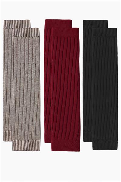 3 Çift Basic Kalın Pamuk Karışımlı Tozluk