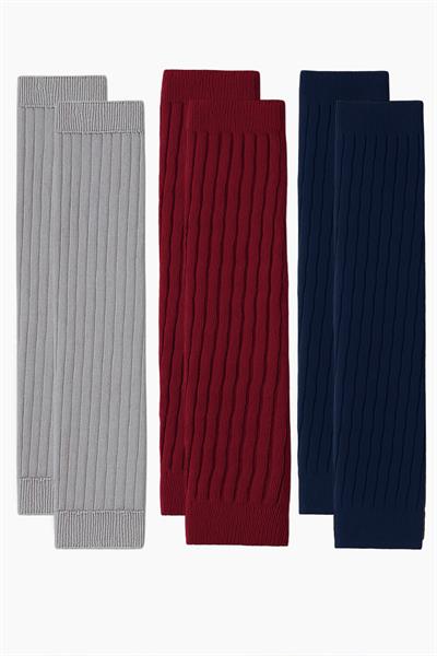 3 Çift Basic Kalın Pamuk Karışımlı Tozluk