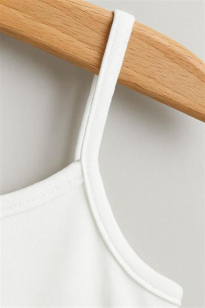 Pamuk Karışımlı İp Askılı Atlet (5-16 Yaş) 