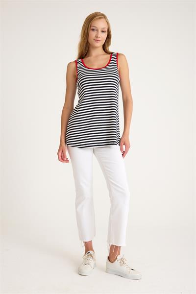 A Kesim Rahat Kalıp Basic Kalın Askılı Atlet Tişört