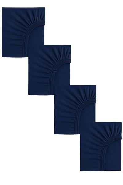 4 Adet 65 x 95 x 10 cm Anne Yanı Lastikli Penye Kumaş Bebek Çarşafı