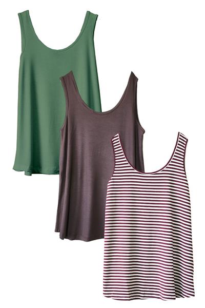 3 Adet A Kesim Rahat Kalıp Basic Kalın Askılı Atlet Tişört