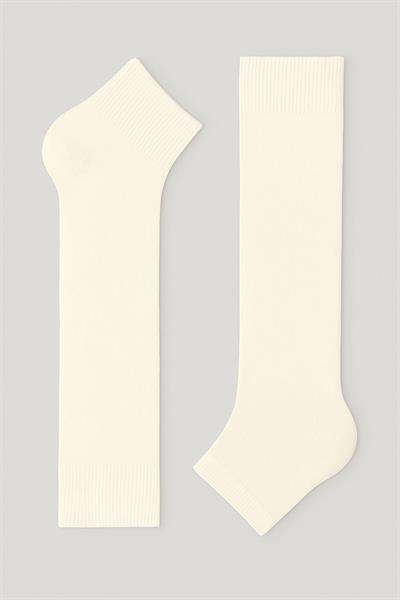 Burunsuz Topuklu Basic Pamuk İçerikli Yoga Tozluk