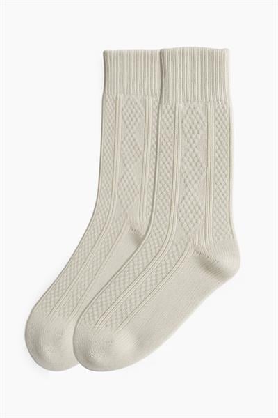 2 Çift Yünlü Socet Çorap 