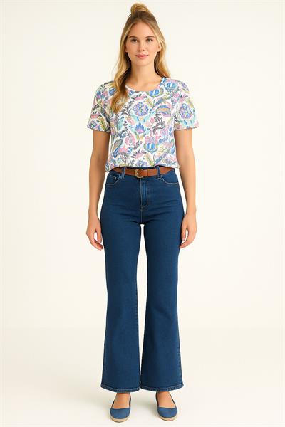 Desenli Bayan Tişört