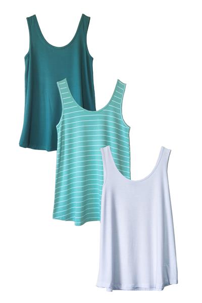 3 Adet A Kesim Rahat Kalıp Basic Kalın Askılı Atlet Tişört