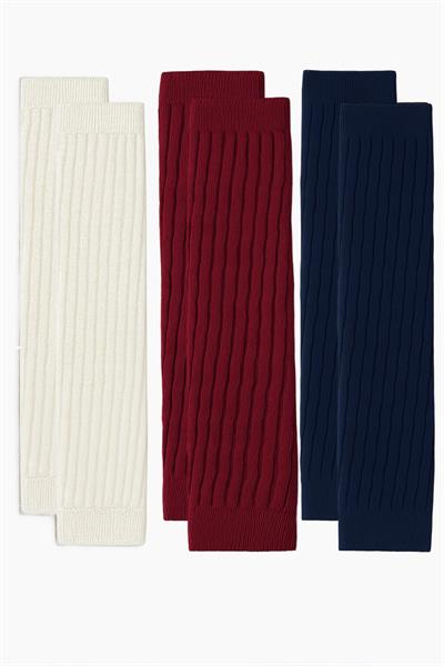 3 Çift Basic Kalın Pamuk Karışımlı Tozluk