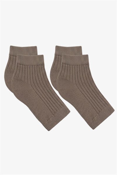 2 Çift Fitilli Burunsuz Kadın Çorap