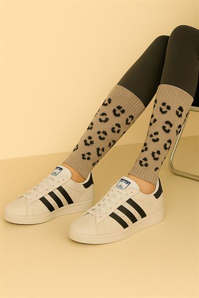 Basic Pamuk İçerikli Desenli Tozluk