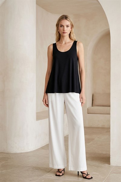 A Kesim Rahat Kalıp Basic Kalın Askılı Atlet Tişört