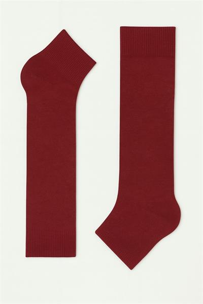 Burunsuz Topuklu Basic Pamuk İçerikli Yoga Tozluk