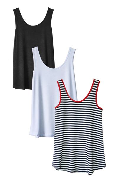 3 Adet A Kesim Rahat Kalıp Basic Kalın Askılı Atlet Tişört