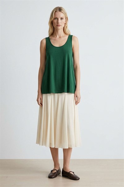 A Kesim Rahat Kalıp Basic Kalın Askılı Atlet Tişört