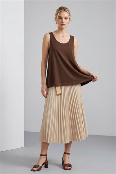 A Kesim Rahat Kalıp Basic Kalın Askılı Atlet Tişört