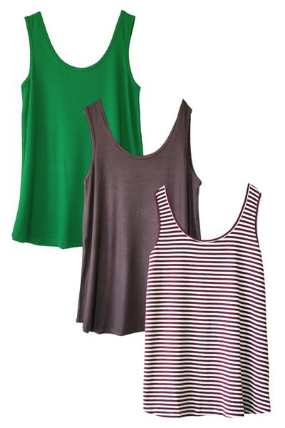 3 Adet A Kesim Rahat Kalıp Basic Kalın Askılı Atlet Tişört