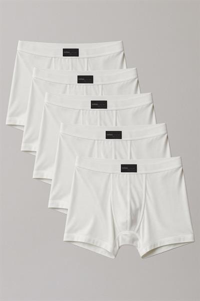 5 Adet Doğal Bambu Kısa Paça Boxer Şort