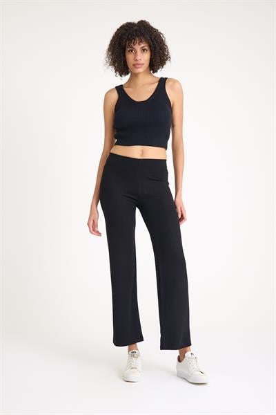 Rahat Kalıp Bol Paça Kadın Pantolon