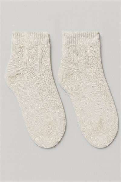 2 Çift Yünlü Patik Çorap 