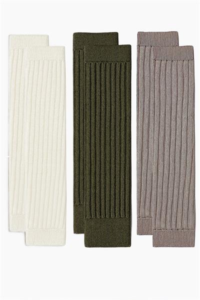 3 Çift Basic Kalın Pamuk Karışımlı Tozluk