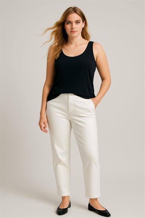 2 Adet A Kesim Büyük Beden Pamuklu Kalın Askılı Atlet Tişört