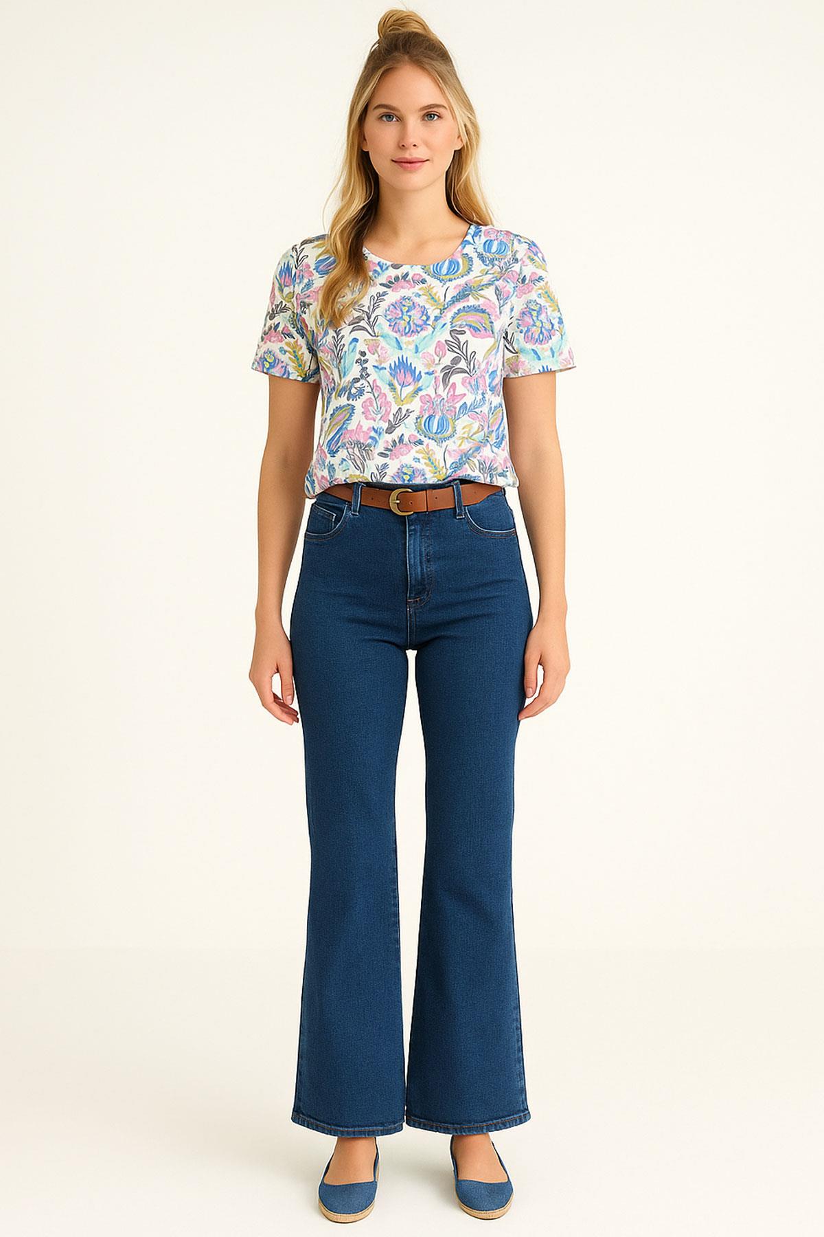 Desenli Bayan Tişört