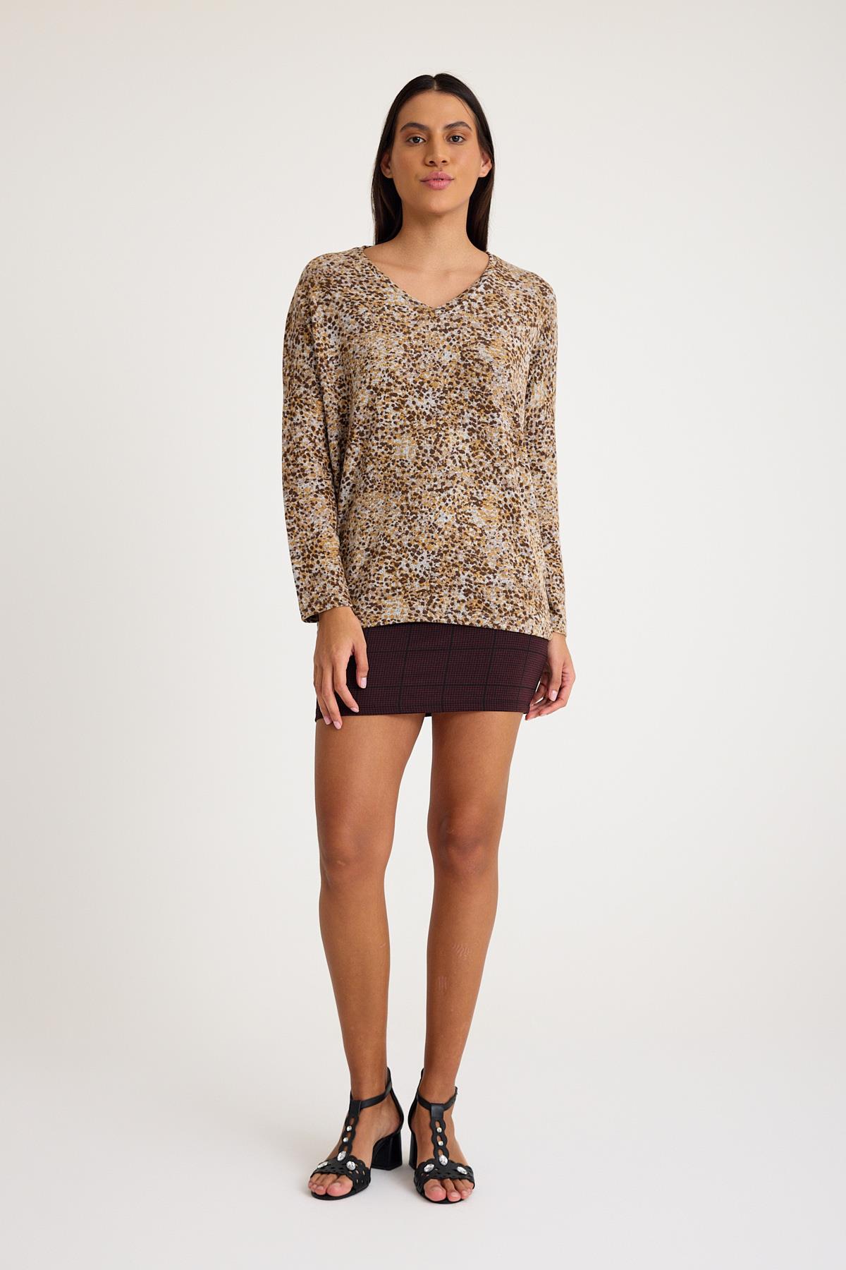 V Yaka Yarasa Kol Basic Triko Kazak