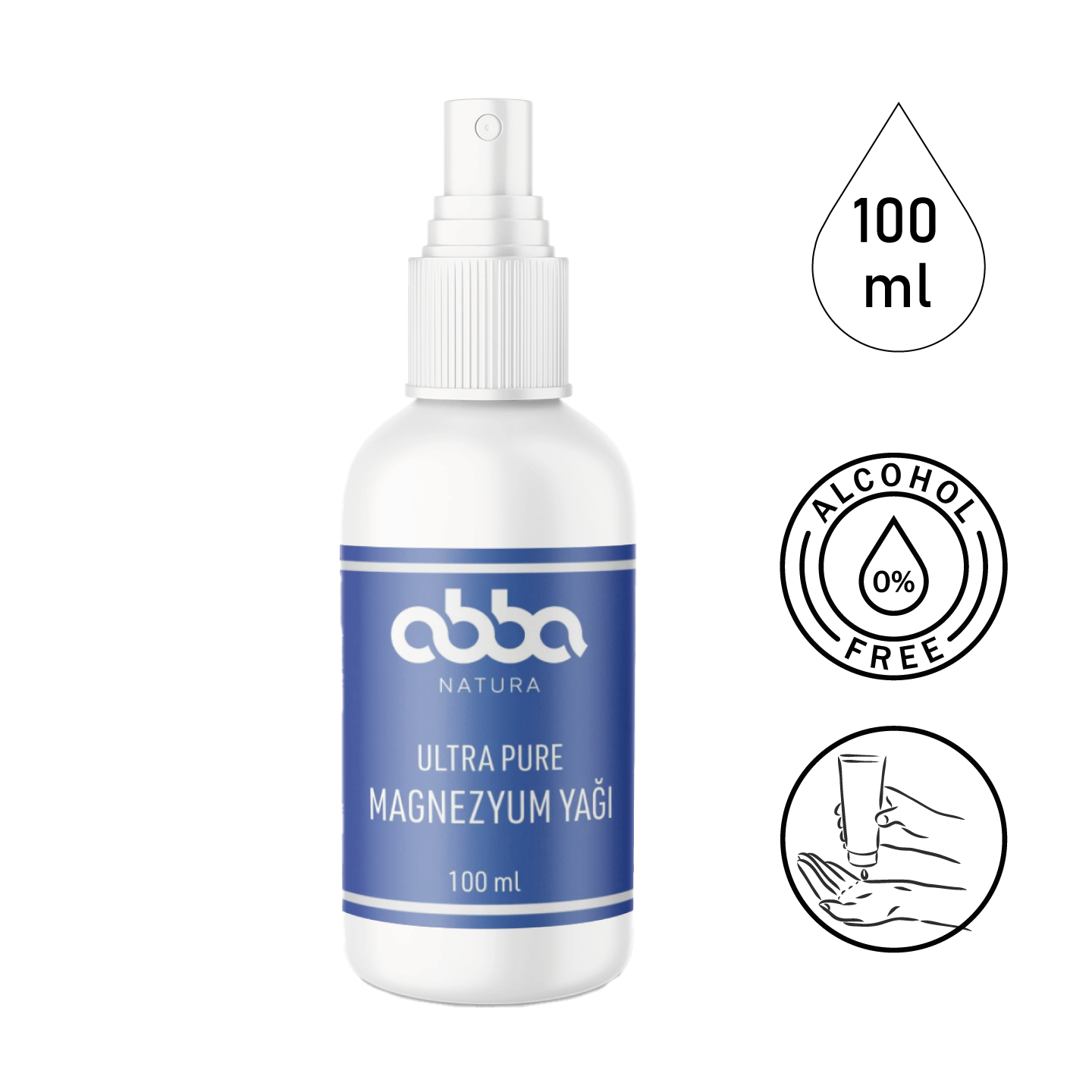 ABBA NATURA MAGNEZYUM YAĞI 100ML