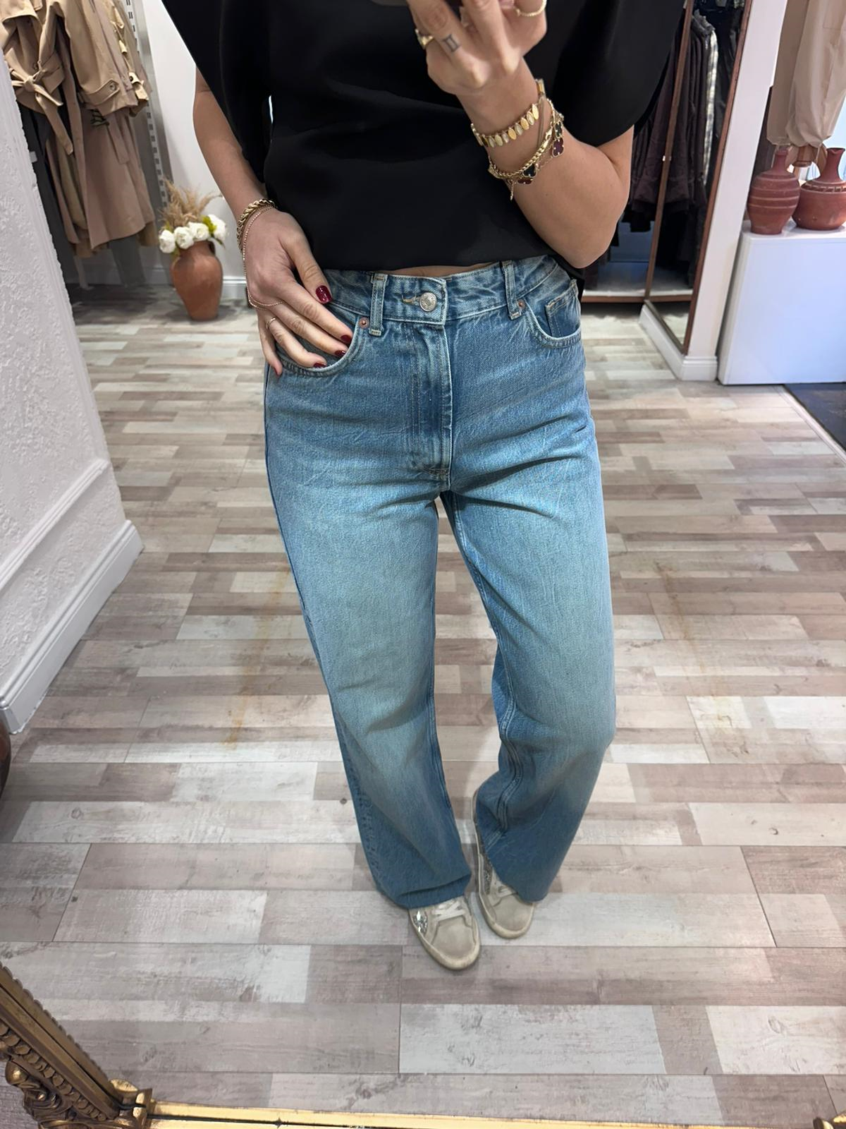 ORJ MARKA AÇIK MAVİ WİDE LEG JEAN
