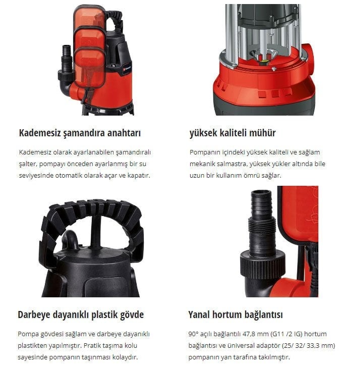 Einhell GC-DP 3325 dalgıç pompa