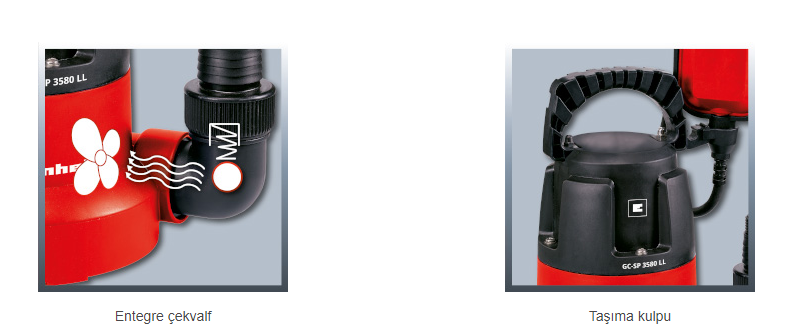 Einhell GC-SP 3580 LL Sıfırdan Emişli Drenaj Dalgıç Pompa