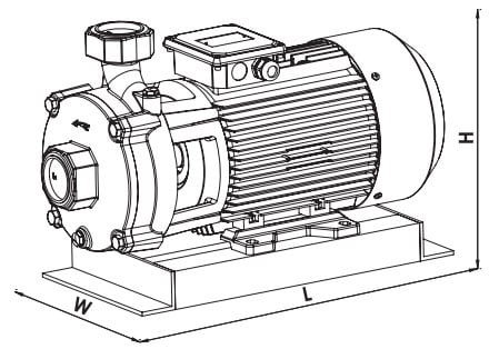 smkt300-2 santrifüj pompa boyut