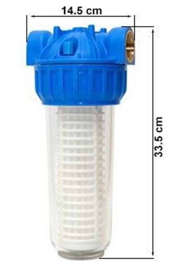 Aquafer 10 inç Yıkanabilir Su Filtresi 1.1/4 inc 100 Micron