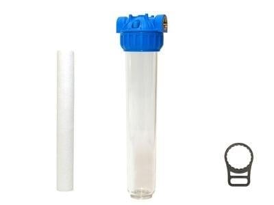 Aquafer 20 inç Spun Su Filtresi 3/4 inc 1 Mikron Sediment