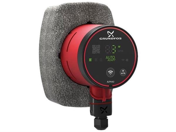 Grundfos ALPHA3 25-40(130 mm) 18-25.000 Kazan İçin Frekans Konvertörlü Sirkülasyon Pompası 4mss 2.6m³/h