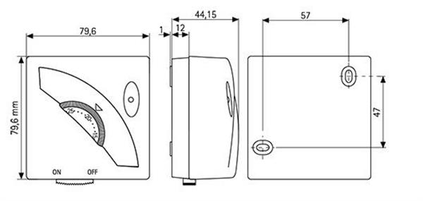 IMIT 546010 TA3 Kablolu Oda Termostatı On/off Lambalı