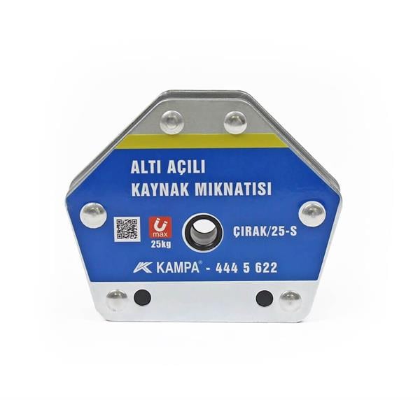 Çırak/25S Manyetik Kaynak Gönyesi 4 ADET 6 Açılı, 25 Kg Kaynak Tutucu Mıknatıs