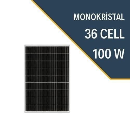 Lexron - 100 Watt Güneş Enerji Paneli, Solar Panel Fiyatları MONOKRİSTAL